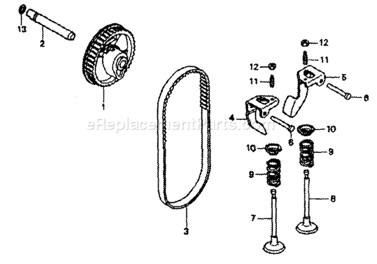 Page B Diagram and Parts List for 1054-0  Briggs and Stratton Pressure Washer